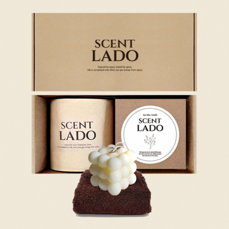 센트라도 미니 송월 주방 타올 수건+오브제 캔들 세트 #5