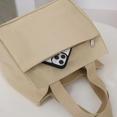 무지스타일 캐주얼 캔버스 가방 #4