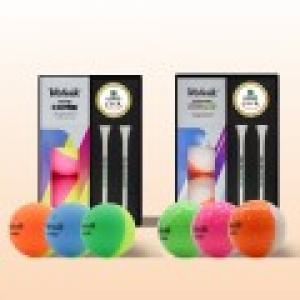 볼빅 비비드콤비/크리스탈 콤비 3구 나무티+볼마커 골프선물세트 맞춤제작