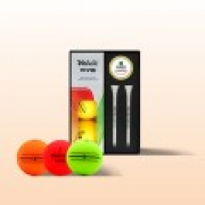 볼빅 비비드 3구 나무티+볼마커 골프선물세트 맞춤제작