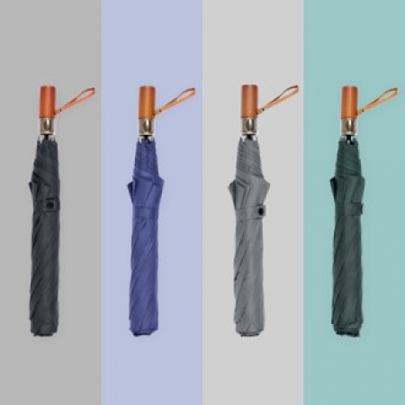 아쿠아시티 프리미엄 2단 솔리드 원목 자동우산 #2