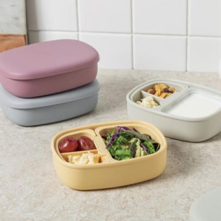 국산 분리형 플래티넘 실리콘 도시락통 #2