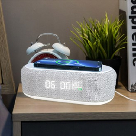 루티네 4in1 고속 무선충전 무드등 탁상시계 #2