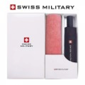 스위스밀리터리 친환경 3단 완전자동 세이프티 우산+150g면사타올 세트