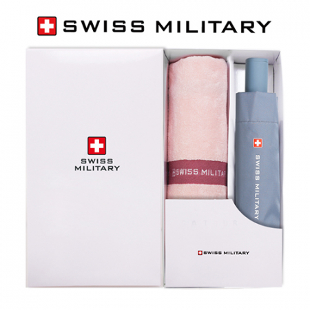 스위스밀리터리 친환경 3단수동 우산 + 120g면사타올 세트 #3