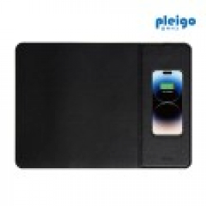플레이고 MP100 15W 레더 고속 무선 충전 마우스패드