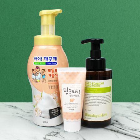 아이깨끗해 보들보들 거품샤워 바디워시 700g + 나드 거품 핸드워시 500ml +과일나라 핸드크림 #3