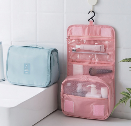 트래블 여행용파우치, 세면 파우치+ 치약 치솔 선물 사은품, 워시백 화장품 파우치 세면백 멀티 파우치 캐리어 파우치 판촉물 답례품 기프트 기념품 제작 #2