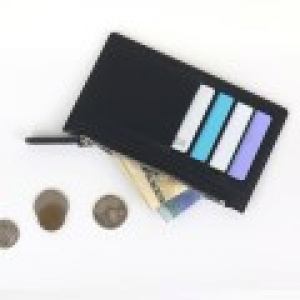 지퍼 카드 지갑 고급가죽 // 국내생산