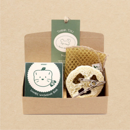 에코로드 친환경 제로웨이스트 설거지수세미세트 4종세트 // 국내생산 #3