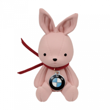 가죽토끼 핑크 차량용 석고 방향제 #3