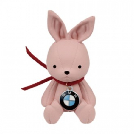 가죽토끼 핑크 차량용 석고 방향제 #2