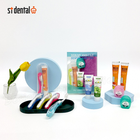 덴탈송월핸드타올3호 카밀핸드크림 니치 스펀지치실 칫솔치약세트 #4