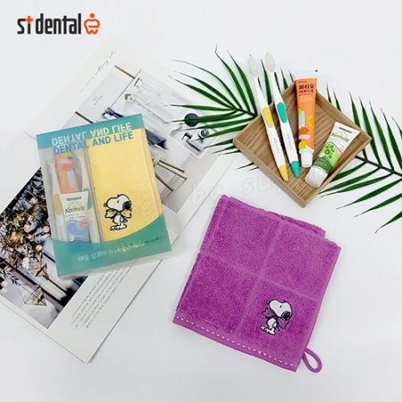 덴탈송월핸드타올1호 카밀핸드크림 커플LG칫솔치약세트 #4