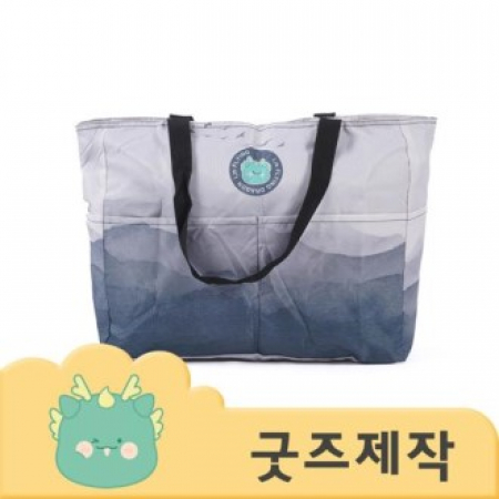 ZA424 [커스텀굿즈] 풀오버인쇄 프리미엄 토트백 대용량 비치가방 에코백 (박스제작가능) #2