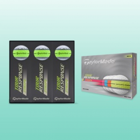 25 뉴 테일러메이드 투어 리스폰스 스트라이프 9구 골프공 기념품 #2