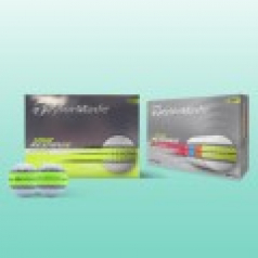 25 뉴 테일러메이드 투어 리스폰스 스트라이프 12구 골프공 // 로고인쇄