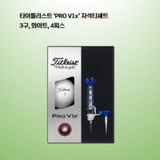 타이틀리스트 PRO V1x 자석티세트 3구 로고