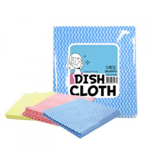 다용도로 빨아쓰는 판촉 행주 5매입