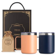 텀블러 고급 부직포백 기프트세트 스텐머그컵2개