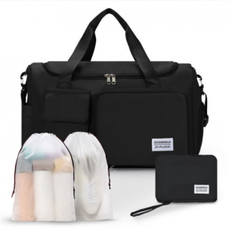 라이트폴딩 캐리어결합 접이식 보스턴백 여행가방 #2