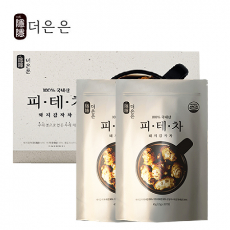 더은은 피테차 45g ×30p 2팩 선물세트 // 국내산 원료 돼지감자차 #2
