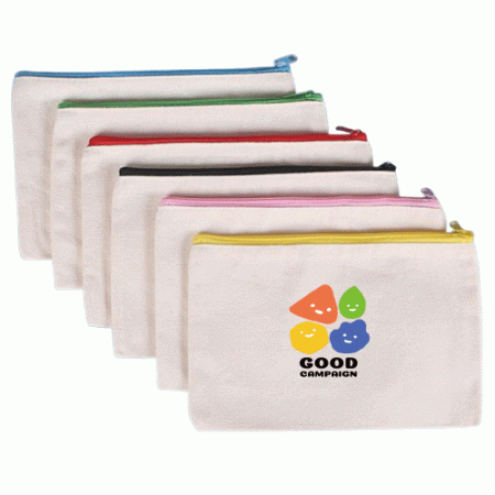 에코파우치 지퍼파우치 광목파우치 파우치 #3