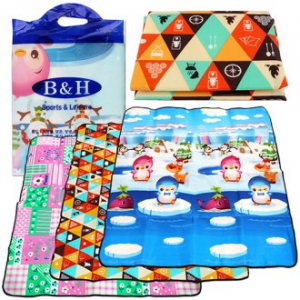 캐릭터돗자리+비닐보관용가방 150X130 돗자리매트 캠핑매트 피크닉매트 피크닉돗자리 // 인쇄제작가능