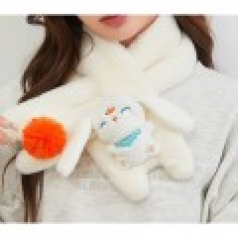 포근따뜻 캐릭터 머플러 K73, 겨울 머플러, 퍼 머플러