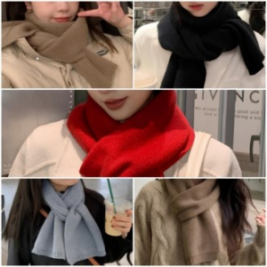 남여공용 목도리 니트목도리 머플러 가벼운목도리 겨울목도리 방한머플러 방한목도리