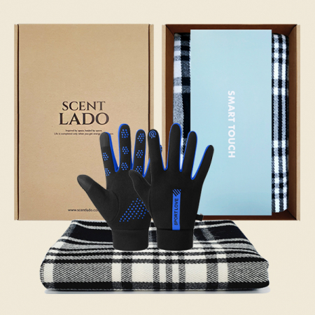 센트라도 국산 항공담요 + 스마트터치 남녀공용 방한장갑 세트 #5