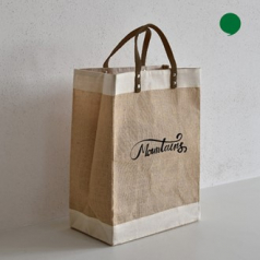 아폴리스 고급 쥬트 에코백(33cm*43cm*17.5cm)