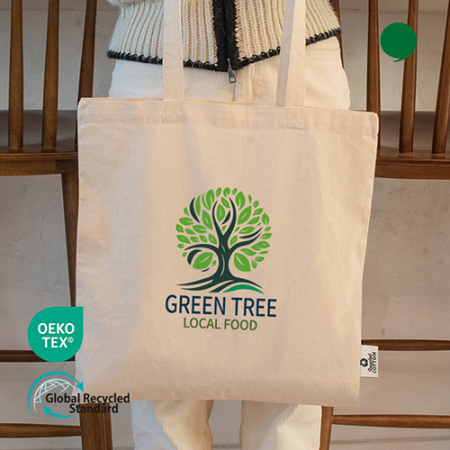 오코텍스 리사이클 내츄럴 라이트 에코백 (38*42cm/밑면없음/끈길이67cm) #3