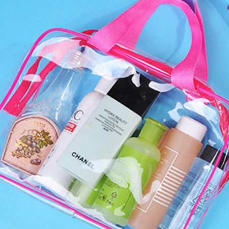 포이포이 탑 핸들 비치백, 물놀이 방수 투명 숄더백 다용도 물놀이 수영 가방 #3