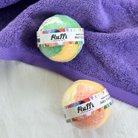 배스밤 수건 기프트세트 A (타올 170g 1+ 배스밤 2) 타올 배쓰밤 버블 바 입욕제 선물세트 #4