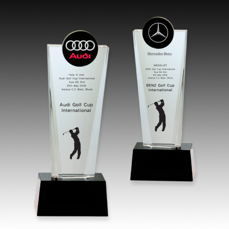 메탈 크리스탈 골프 트로피 S8A129-56 #2