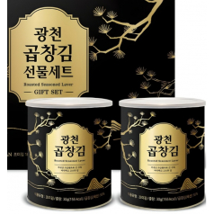 곱창김 광천김 선물세트 캔김 2개