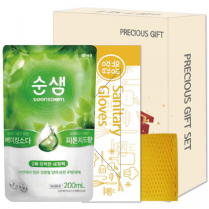 애경순샘피톤치드리필.위생장갑.망사수세미 선물세트