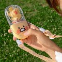 캐릭터 납작  접이식 선풍기