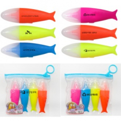 4색 형광펜세트 판촉물펜 홍보용 학용품세트 인쇄가능 문구세트