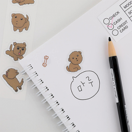 마루는강쥐 롱스티커 #3