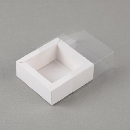 인기박스 투명슬라이드 종이박스 화이트 가로8~ #2