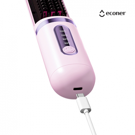 에코너- GD1 볼륨팝 무선 브러시 고데기 #8