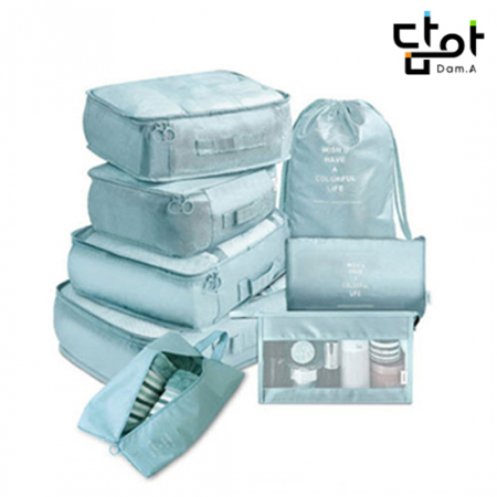 노티드담아 올인원 프리미엄 여행용파우치 8종세트 #2