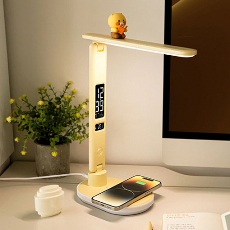 춘식아 책읽자  무선 충전 LED 스탠드 시계 알람 (삼성 정품 LED 사용) KWDS300 #4