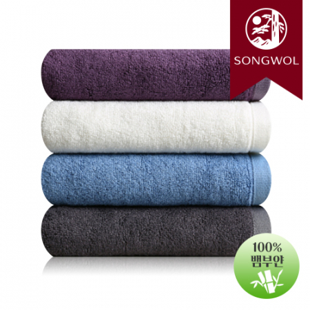 송월타올 180g 뱀부프리미엄무지 1p (40*80cm/뱀부얀) #3