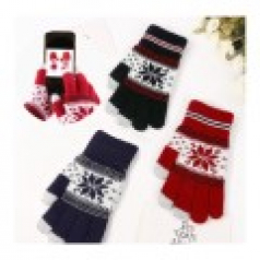 눈꽃니트장갑  기모장갑 겨울장갑