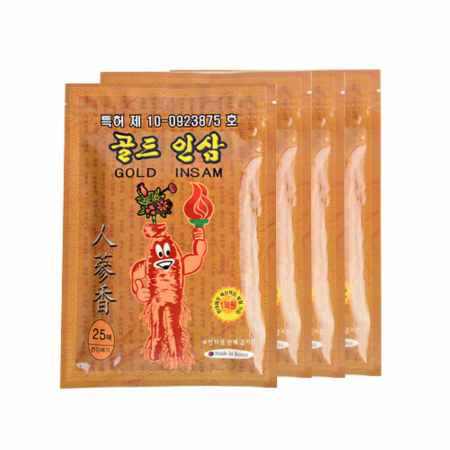 골드인삼 건강패드 25매(1팩)/ 인삼파스 #3