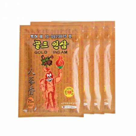 골드인삼 건강패드 25매(1팩)/ 인삼파스 #2