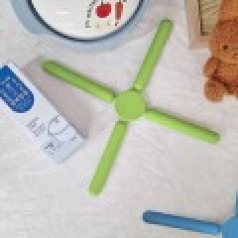 그의선물 실리콘 접이식 다용도 냄비받침